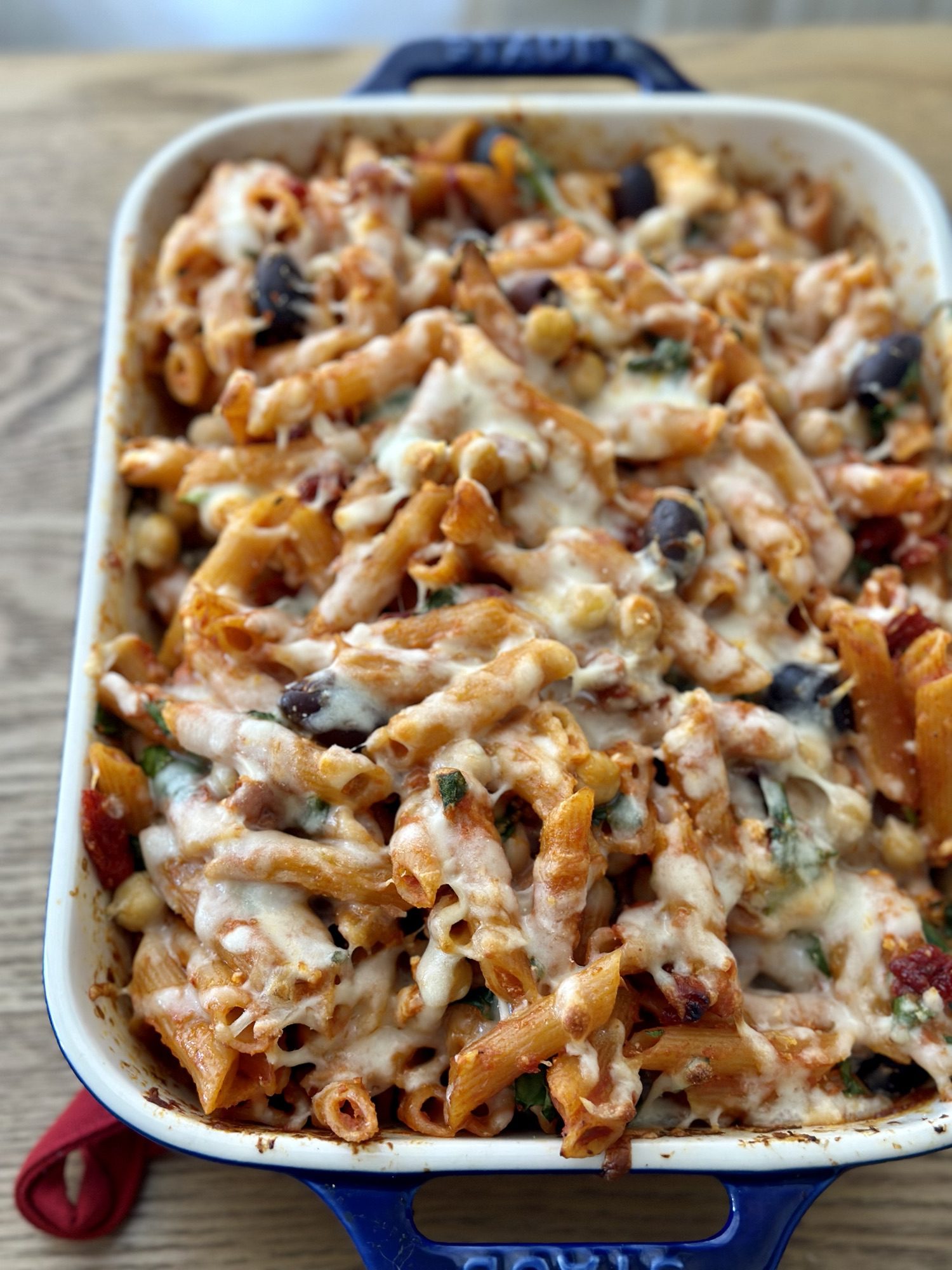 Easy Dinner Recipe: The Ultimate One-Pot Baked Penne with Sun Dried Tomatoes and Feta