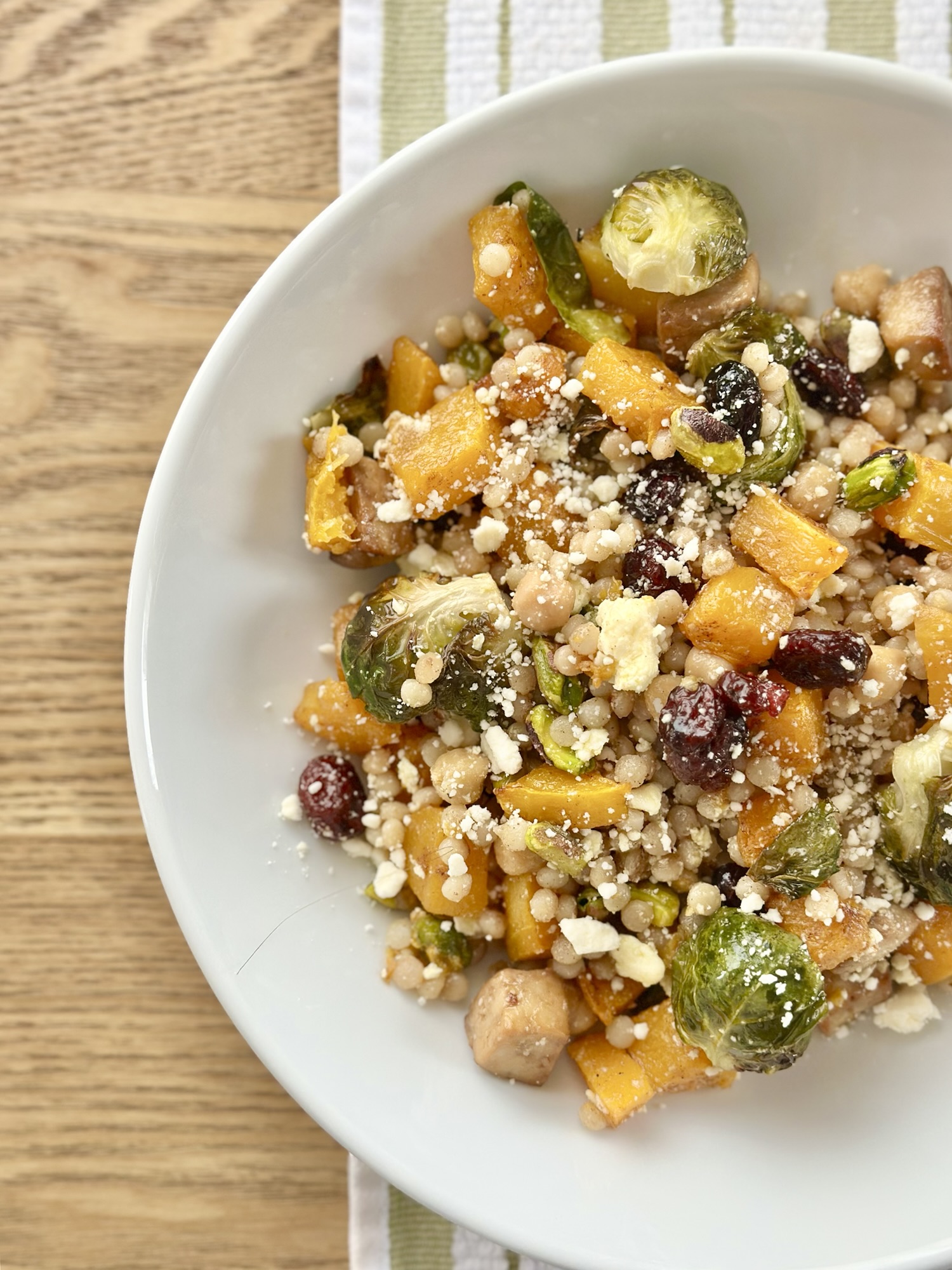 8 Ingredient Fall Harvest Cous Cous Salad