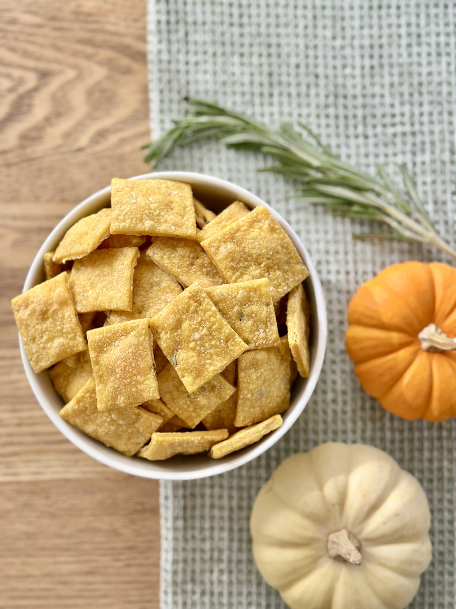 Pumpkin Rosemary Crackers A Crisp, Savory Snack You Can Make at Home