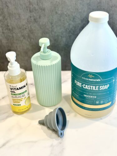 homemade hand soap