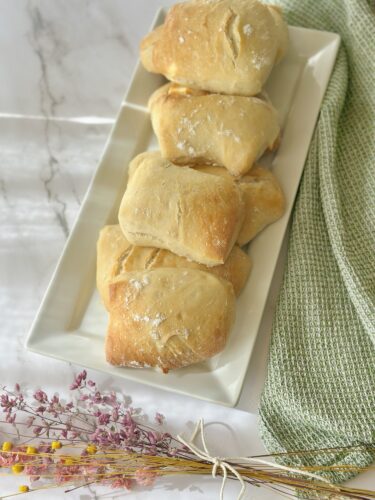 Easy Homemade Ciabatta Rolls