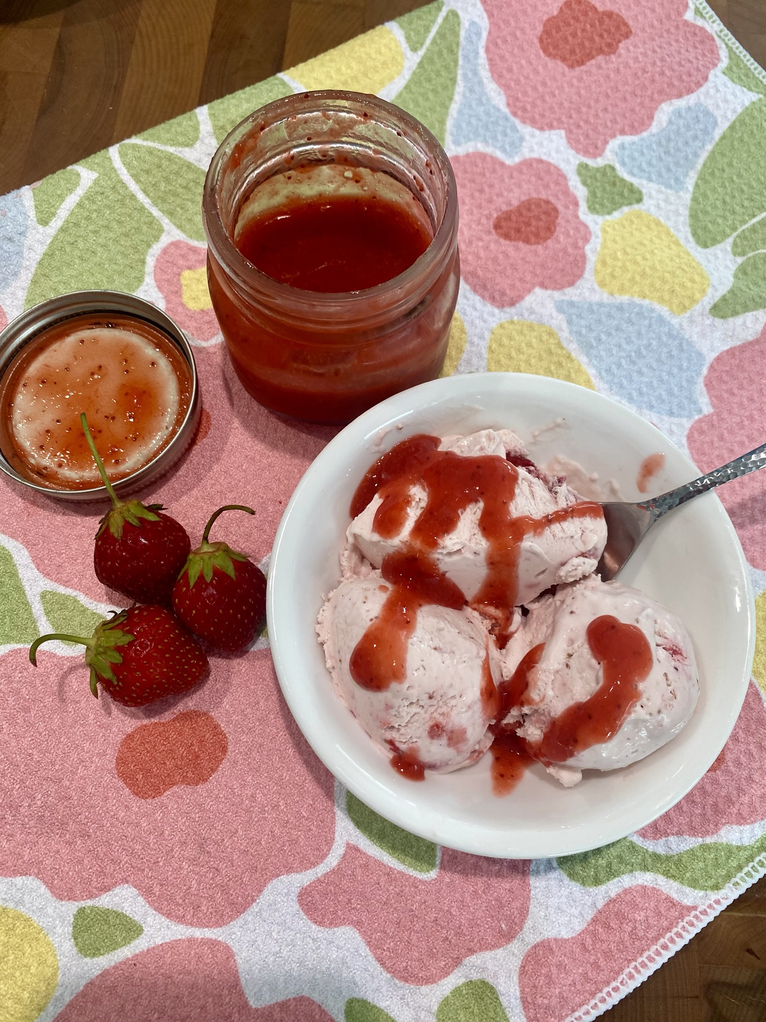 Strawberry Picking, Sticky Fingers, and the Best Homemade Strawberry Ice Cream You Will Ever Make